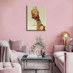 Black Woman Cocktail Canvas Wall Art Fashion Girl Martini Hand Painting Decor Pictures African American Goblet Bar Cart Posters Prints for Apartment Dining Living Room Bedroom Home Decoration - Image 6