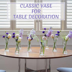 35 PCS Glass Bud Vases for Centerpieces, 5.5" Clear Small Flower Vases - Image 5