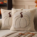 Allorry Fall Pillow Covers 26x26 2 Pack Beige Pumpkin Home Decor PT010A26 by Allorry