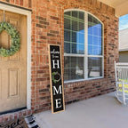 Welcome To Our Home Sign for Front Door, 45"X9", Wood - Image 3