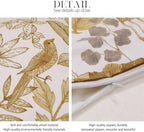 patdrea Designer French Velvet Throw Pillow Cover,Set of 2,22"x22"-Aviary - Image 5