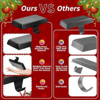 Oleitodh 8 Pack Metal Black Christmas Stocking Holders for Mantle Heavy Duty Stocking Hangers Stocking Hook Christmas Ornaments for Counter Tables Window Fireplace Mantle Decoration - Image 3