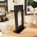 iwa concept Islamic Mihrab Acrylic Tabletop Decor - Arabic Calligraphy Mirror Effect Shelf Art - Modern Ramadan & Eid Home Decoration - Elegant Muslim Gift for Desk & Bookshel by iwaconcept