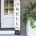 Personalized Welcome Sign for Front Door, Custom Welcome Sign for Porch Outdoor Welcome Home Decorations, 48"x8" PVC Sign (Design 1) by BasicFundamentals