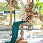 24 Pack Teal 10Ft Cheesecloth Table Runner - Image 7