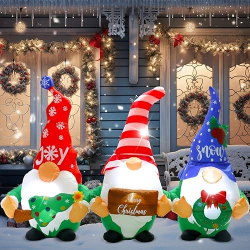 Sosation 7 FT Christmas Inflatable Gnome Decoration for Holiday Outdoor by Sosation