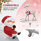 Christmas Stocking Holders for Mantle Set of 4, Weighted Stocking Hangers for Mantel Fireplace, Stocking Hooks for Xmas Decoration (Style4) - Image 3