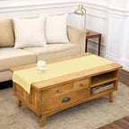 Solino Home 100% Linen Dining Table Runner Golden Straw, Fete 14 x 48 in by SolinoHome