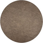 Placemats Set of 6 – Round 15” Faux Leather Table Mats for Dining, Heat Resistant & Non-Slip Washable Table, Indoor, Outdoor, Dining Table Set for 6, Modern Kitchen & Holiday Use, Bronze - Image 4