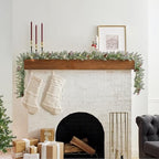 National Tree Company 9ft Pre-Lit Dunhill Fir Artificial Christmas Garland - Image 4