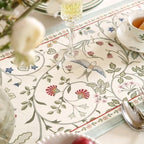 bilin gaier Designer French Velvet Long Table Runner,102"x12" - Image 3