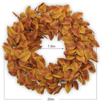 20 Inch Fall Wreaths for Front Door, Autumn Leaves Outdoor Wreaths - Image 6