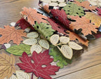 KEVA Fall Table Runner 90inches Long, Thanksgiving Harvest Cutwork Embroidered Table Runner 13in x 90in, Autumn Maple Leaves Table Decoration for Home Dining Kitchen Table - Image 3