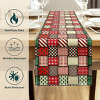 Winter Table Runners | Christmas Quilt Design | Seasonal Table Decorations | Home Kitchen Decor | Made in The USA | Stain Resistant | 14" x 90" Long - Image 3