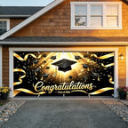 ANNA QUEEN 7x16 ft Garage Door Banner,Reusable Large Outdoor Backdrop for Tropical,Patriotic,Graduation and Christmas Party Decorations (Class of 2026) - Image 4