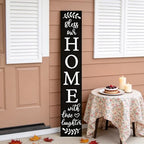 Welcome Sign for Front Door Porch, Bless Our Home Signs 47" by Unknown