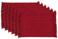 DII Variegated Tabletop Collection, Placemat Set3x19, Redwood, 6 Piece by DII