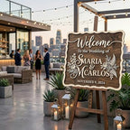 Personalized Enchanted Garden Wedding Welcome Sign - Custom 3D Wood Floral Ceremony Entrance & Reception Board for Fairytale, Whimsical or Secret Garden Venue - Multiple Sizes - Image 5