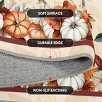 Artoid Mode Pumpkins Floral Corns Fall Area Rug 3x5 Feet - Image 5