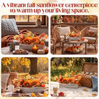 Zeyune 2 Pcs Fall Table Centerpieces, Fall Decor for Dining Table - Image 3