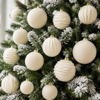 6In Velvet Ornaments for Christmas Tree,2Pcs Large Christmas Ornament Set - Image 2