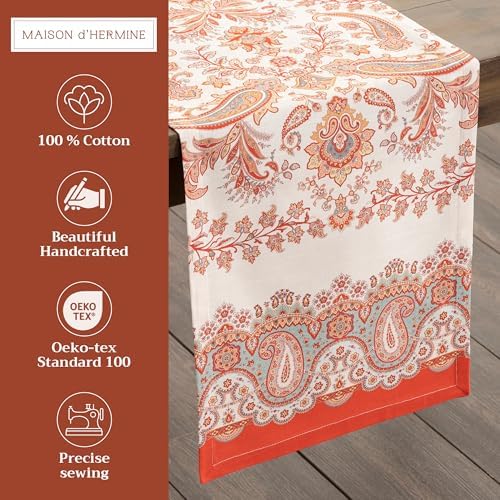 Maison d' Hermine Table Runner 100% Cotton 14.50" x 108" (Single Layer) - Image 2