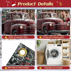 Classic Truck Banner 16x7 Ft - Old Fashioned Holiday Design for Double Car Garage Display - Image 3
