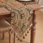 Loom and Mill Vintage Paisley Jacquard Table Runner 13x72 inch, Multi Color - Image 3