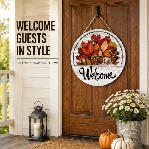 16 Pcs Interchangeable Welcome Sign For Front Door, Changeable Door Sign，16 - Image 7