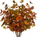 8 Pcs Artificial Fall Eucalyptus Stems, 27 Inch by Ruidazon