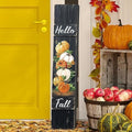 Dandat Hello Fall Porch Sign Thanksgiving Welcome Decor 47", Dark Color by Dandat