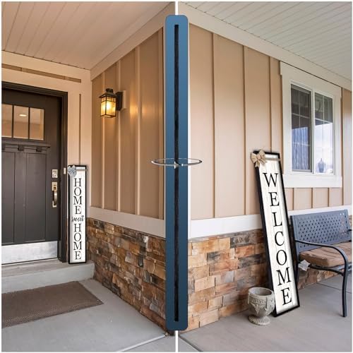 Surfapans Outdoor Welcome Sign for Front Porch 2 Sided 45"X9" Black - Image 5
