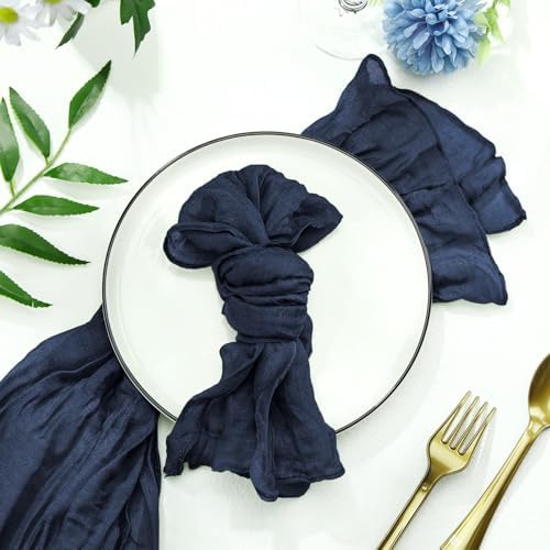 6 Pack Cheesecloth Table Runner 10Ft Christmas Gauze Boho Table Runners for Wedding Decor Bridal Shower Decorations Baby Shower Party(35" x 120") - Image 4