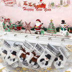 Christmas Stocking Holders for Mantel Set of 6, Christmas Stocking Hangers for Mantle Decorations Fireplace Stocking Hangers Mantle Hooks for Stockings Xmas Decorations Home Indoor(Silver, Pack of 6) - Image 6