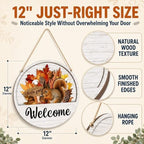 Interchangeable Welcome Sign for Front Door Home Porch for Every Season - Image 5