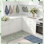 VitalCozy 10 Pcs Vintage Flower Kitchen Decor Set Kitchen Towels - Image 5