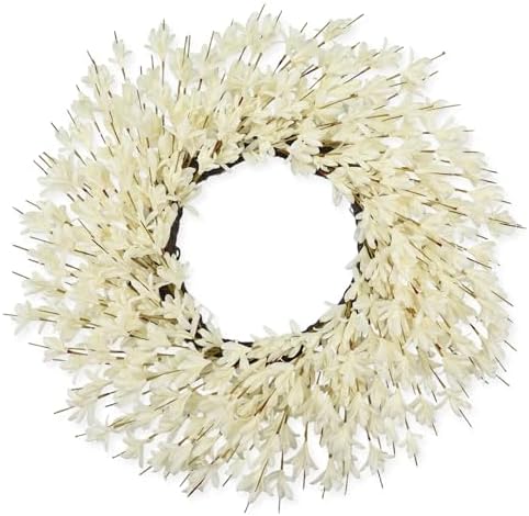 26 Inch Realistic Full Fall Wreaths for Front Door Outside Autumn Wreath by LZNPAArtificialPlants