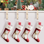 6 Pack Christmas Stocking and Garland Holders with 2 Hooks, Mantle Garland Holder for Hanging Christmas Stockings, Adjustable Fireplace Garland Holder & Stocking Hanger, Max 2.1" Thick Mantle - Beige - Image 3