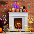 TRWYMZ Halloween Decorations - 16" Halloween Window Silhouette Lights - Image 3