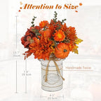 Fall Centerpieces for Tables Fall Flowers in Vase Fall Floral Arrangement - Image 2