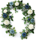PONATIA 5FT Handcrafted Artificial Rose Flower Garland by ponatia