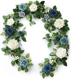 PONATIA 5FT Handcrafted Artificial Rose Flower Garland by ponatia