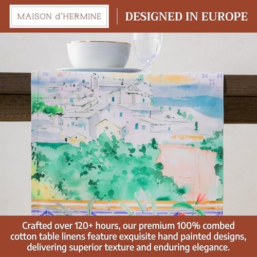 Maison d' Hermine Table Runner 100% Combed Cotton 14.5"x72" (Double Layer) - Image 3