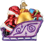 Old World Christmas Santa and Friends (Rudolph the Red-Nosed Reindeer) Glass Blown Ornament for Christmas Tree, Handcrafted Holiday Decoration, Rudolph Collection - Image 2