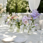 Glass Bud Vases, Set of 24 Clear Small Flower Vases in Bulk 3 Sizes - Image 5