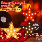 Novabright 4 Pcs Movie Light up Signs Theater Star Letters LED Decor - Image 3