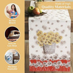 Maison d' Hermine Table Runner 100% Cotton 14.50" x 108" (Double Layer) - Image 3