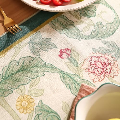 Patdrea Designer Vintage French Linen Table Runner,12"X102"-Cecilia A - Image 3