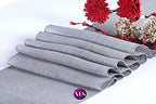VDS Pack of 12, Burlap Table Runner 100% Natural Jute Rustic Hessian Table Cloth Centrepiece for Wedding Bridal Shower Birthday Event Party Banquet Table Decoration (Size 12X108 Inch)(Silver Grey) - Image 3