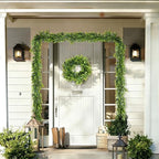 RECUTMS 3Pcs Artificial Bamboo Leaves Vine Fake Green Hanging Vine Plants - Image 3